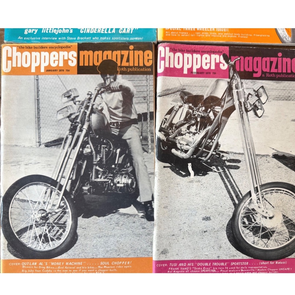 1968; 1969 missing Dec; 2 1970: plus 9 manuals Choppers Magazines vintage rare - Picture 5 of 8